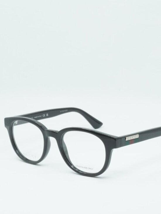 Gucci GG0769O 005 Eyeglasses Grey 50mm Round Frame main image 8